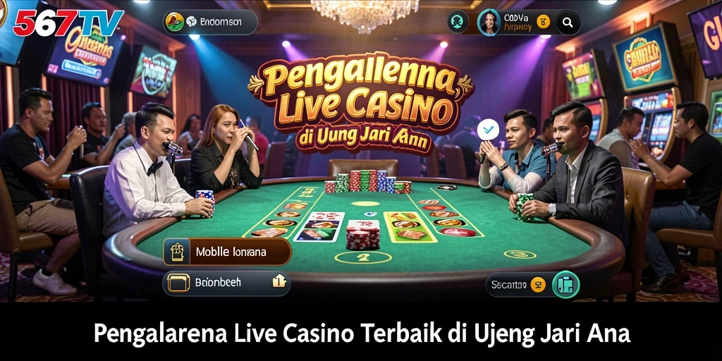 Gameplay Live Casino yang seru dan mendebarkan di 567TV.