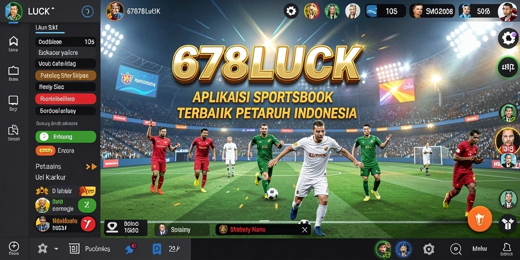 Tampilan screenshot utama 678LUCK yang menunjukkan berbagai opsi taruhan.