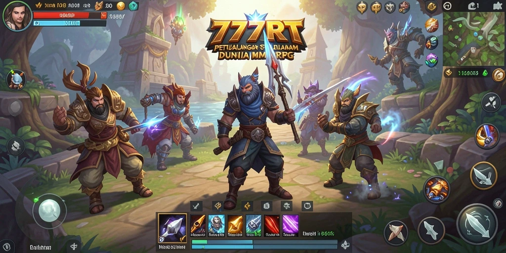 Tampilan gameplay 777RT yang seru dan interaktif dalam dunia MMORPG.