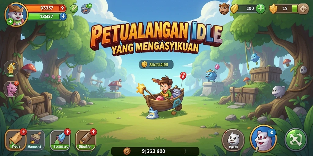 Tampilan menarik dari gameplay Idle yang memikat.