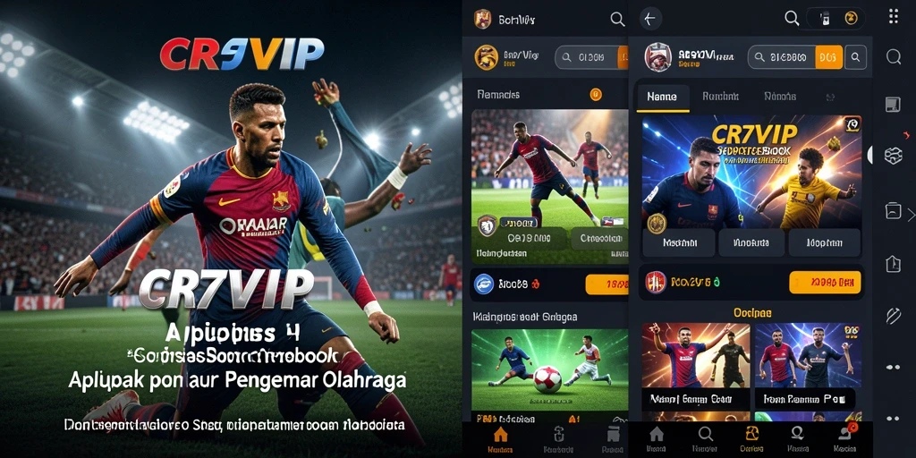 Tampilan screenshot CR7VIP yang menampilkan fitur sportsbook yang menarik.