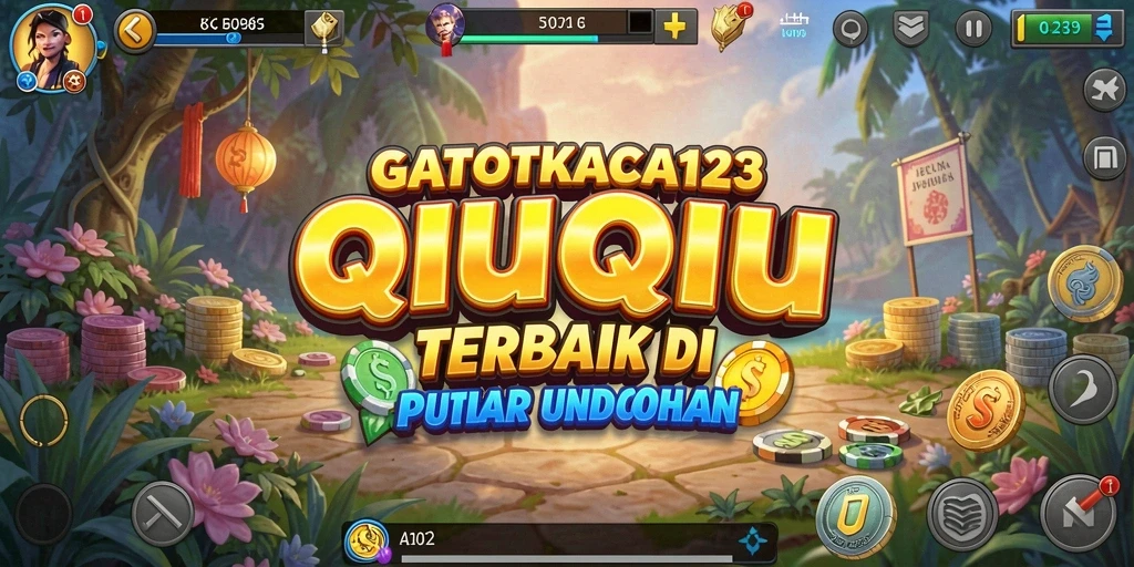Tampilan menarik dari gameplay QiuQiu di GATOTKACA123.