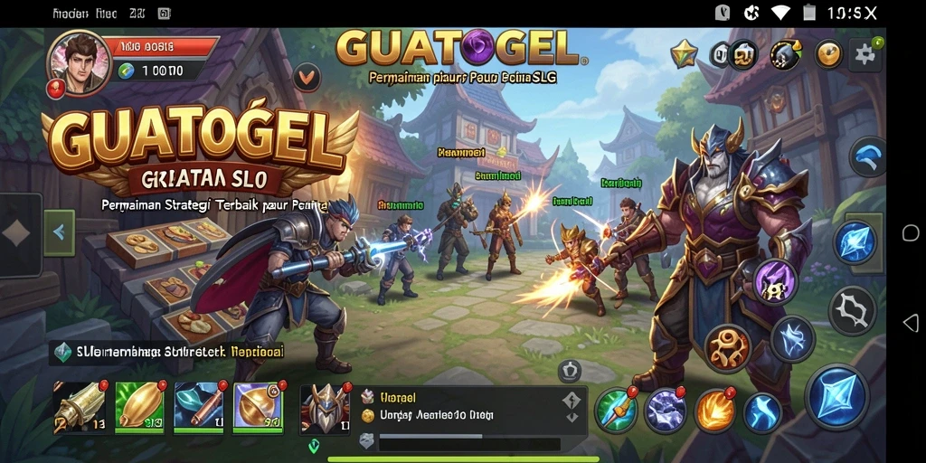 Tampilan menarik dari gameplay GUATOGEL yang penuh strategi.