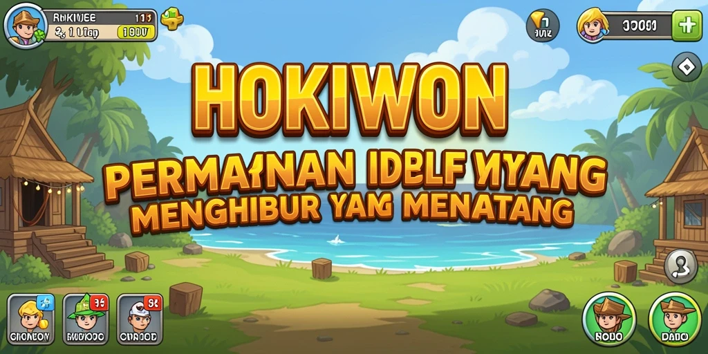 Tampilan menarik dari gameplay HOKIWON yang menawan.