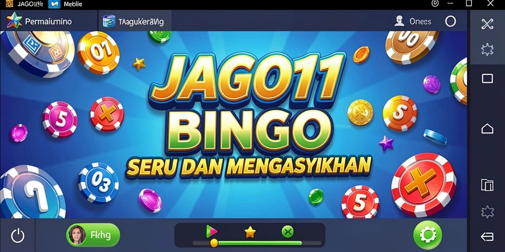 Screenshot JAGO11 yang menunjukkan gameplay Bingo yang menarik.