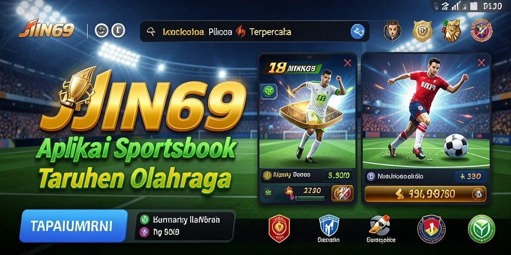 Tampilan permainan sportsbook JIN69 dengan berbagai opsi taruhan.