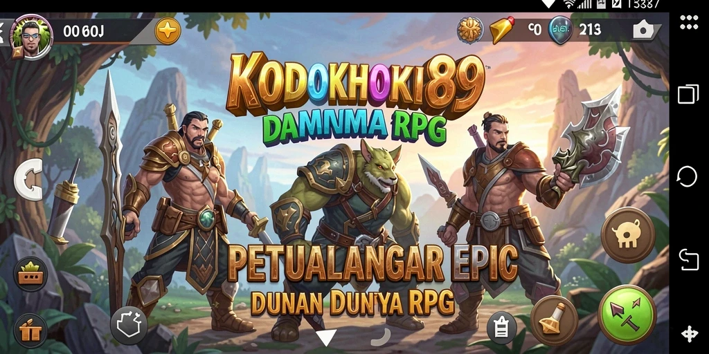 Gameplay seru KODOKHOKI889 dengan aksi RPG yang mendebarkan.