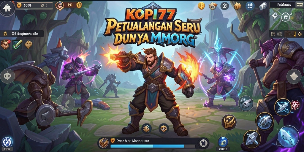 Tampilan gameplay seru KOPI77 dalam dunia MMORPG penuh petualangan.