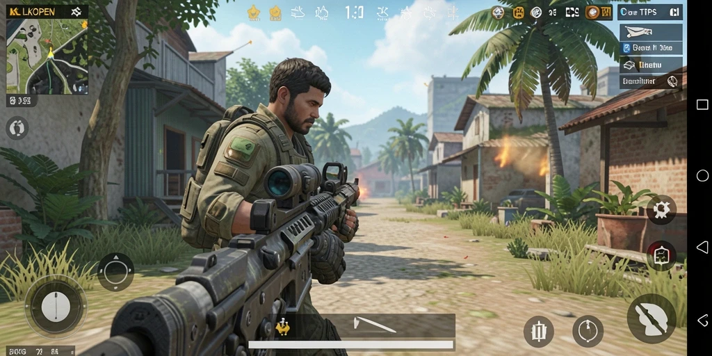 Screenshot menampilkan aksi seru dalam gameplay LKOPEN.