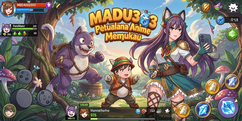 Tampilan seru dari gameplay MADU303 yang penuh aksi.