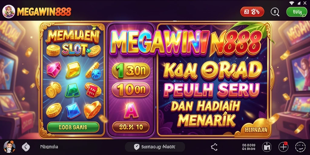 Screenshot gameplay MEGAWIN888 menampilkan keseruan permainan Slot yang mengasyikkan.