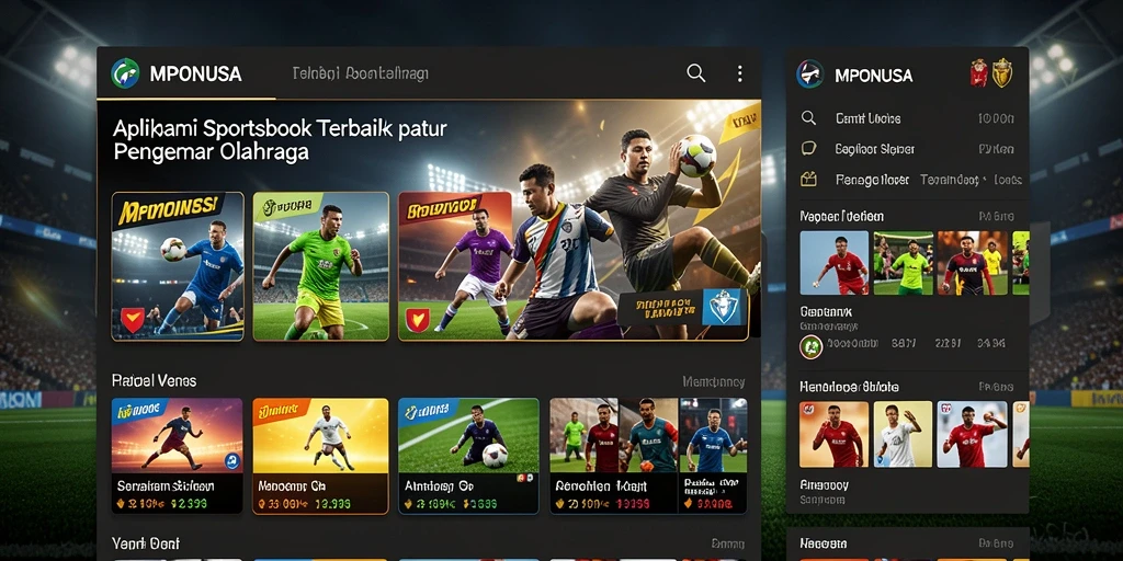Tampilan antarmuka MPONUSA yang menarik dan informatif untuk taruhan.