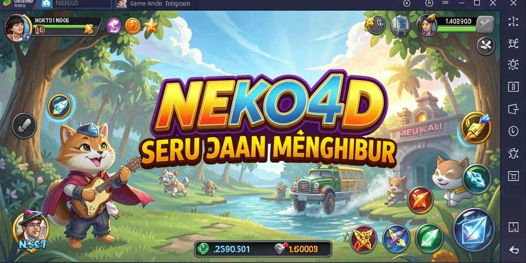 Tampilan gameplay <strong>NEKO4D</strong> yang seru dan menantang di setiap level.