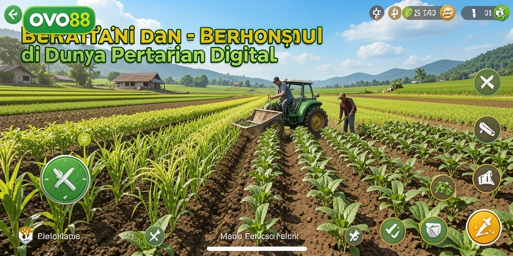 Tampilan gameplay OVO88 yang menarik dan interaktif di dunia pertanian.