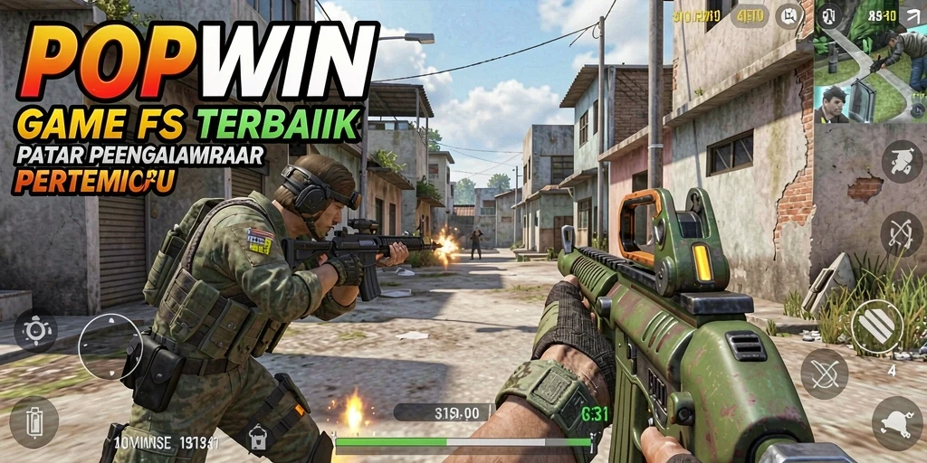 Tangkapan layar yang menunjukkan aksi menegangkan dalam gameplay FPS.