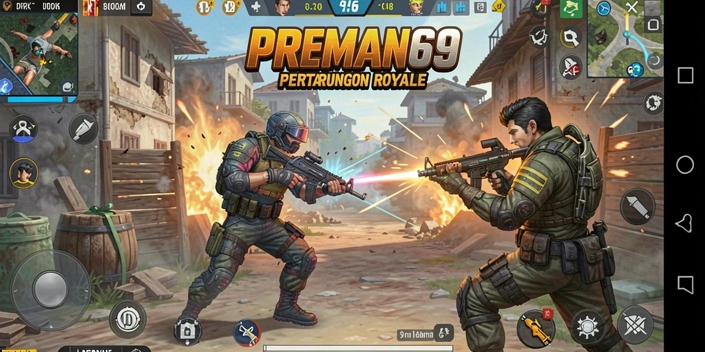 Gameplay seru di <strong>PREMAN69</strong> dengan pertempuran intens dan grafis menawan.