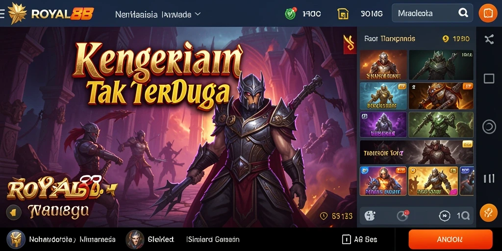 Screenshot gameplay menyeramkan dari ROYAL88
