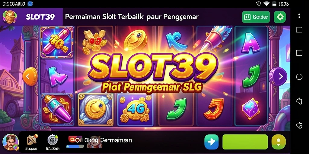 Tangkapan layar menampilkan aksi seru dalam gameplay SLG SLOT39.