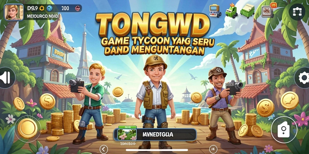 Tampilan gameplay Tycoon yang mendebarkan di TONGWD.