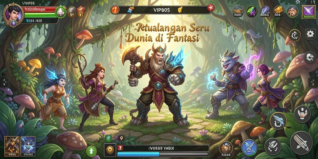 Tangkapan layar dari gameplay <strong>VIP805</strong> yang menggambarkan aksi petualangan seru.